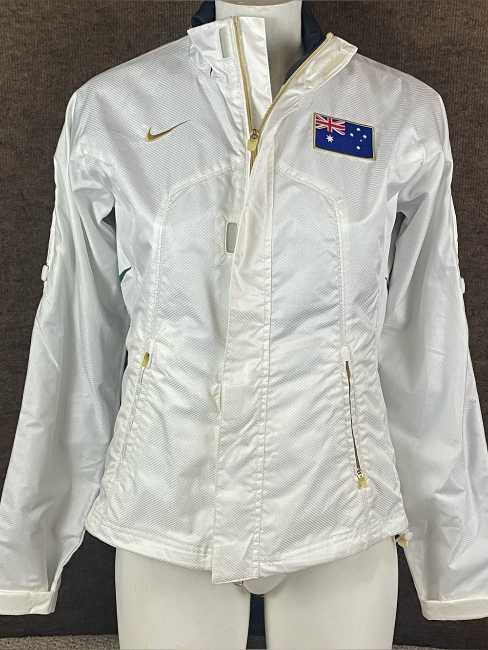 Nike 2008 Beijing Olympics Australia Team Jacket Women’s Small Windrunner R2